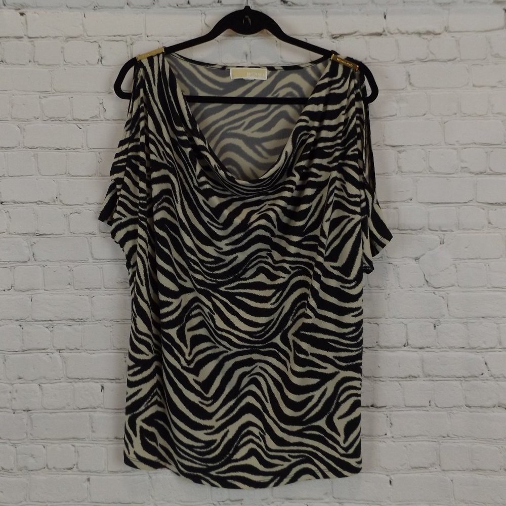 Michael Kors Cold Shoulder Top - XL